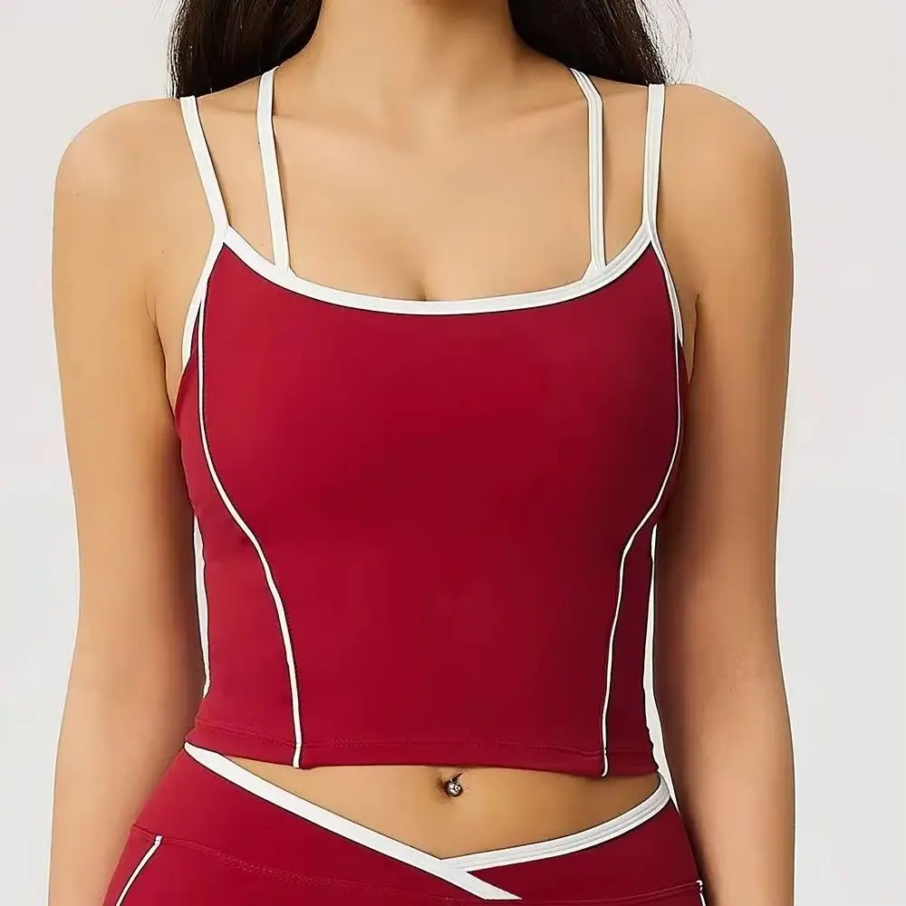 

Women Sports Bra Push Up Crop Top Fitness Yoga Tank Top Underwear Sport Tops Women Breathable Running Vest Bralette Gym Top