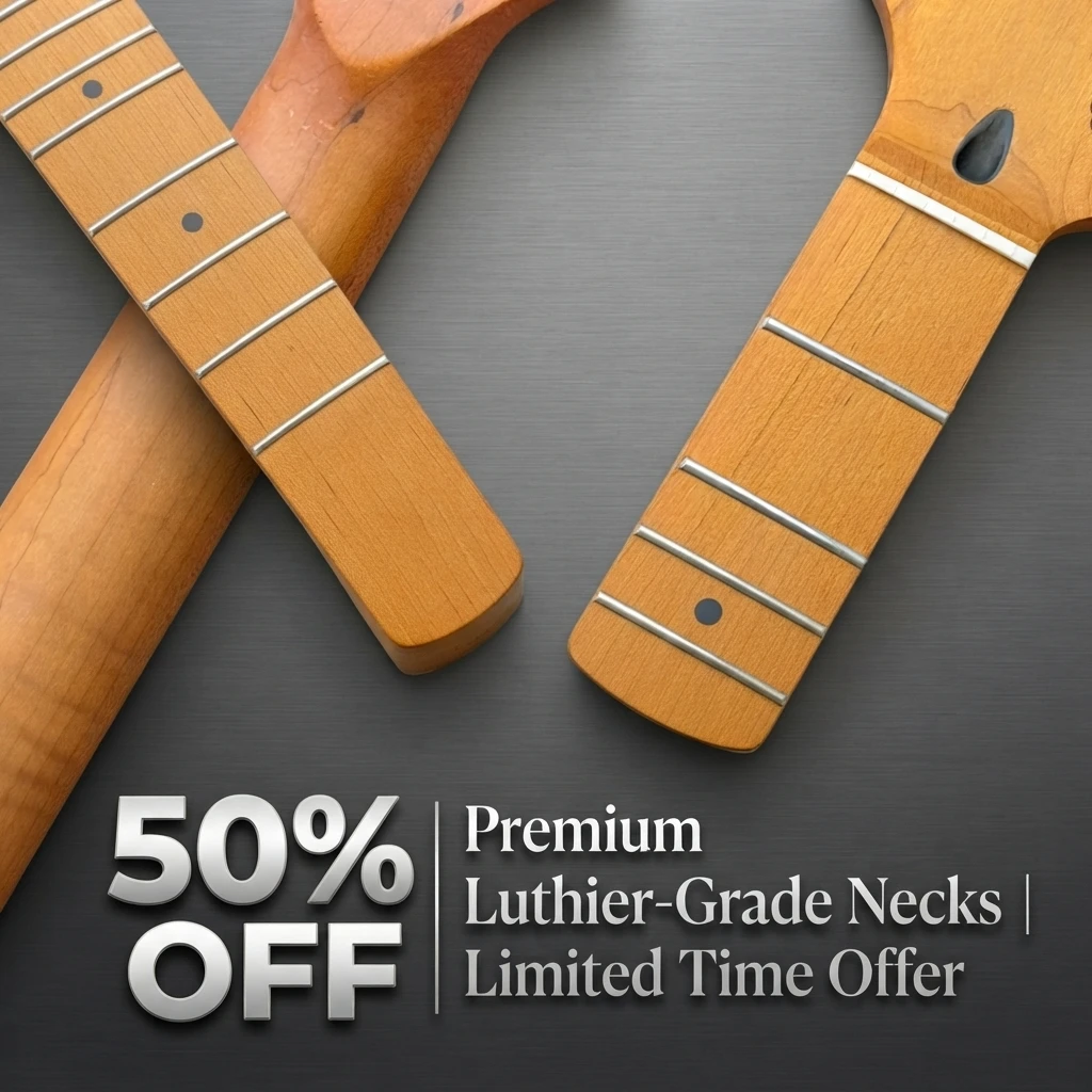 Left-Handed ST Guitar Neck Reverse Headstock Roasted Maple 22 Fret Board 255 Scale Replacement Part for Electric Guitar Builders