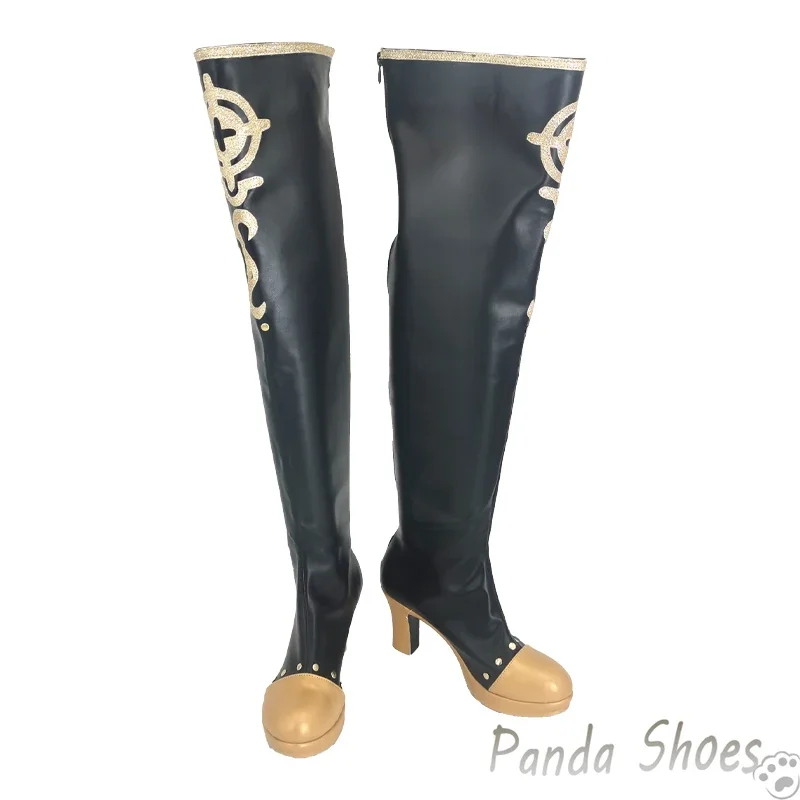 Lovelive Zhong Lanzhu Scarpe Cosplay Anime Cos Stivali Lunghi Comic Sho Ranju Costume Cosplay Prop Scarpe per Con Festa di Halloween