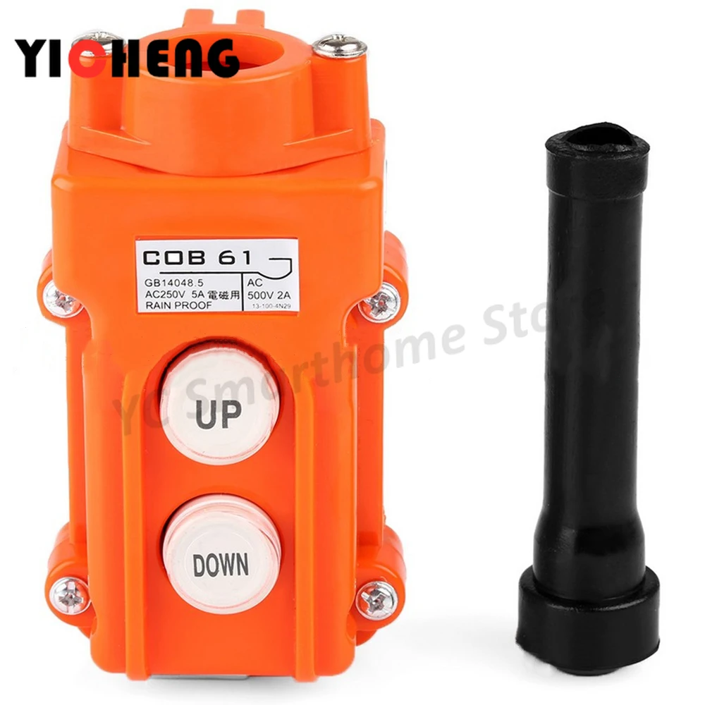 COB-61 Crane Control Operation Handle, Up and Down Crane Button Switch, Lifting Electric Hoist