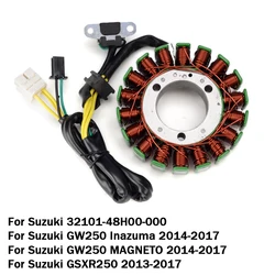 Generator Magneto Stator Coil For Suzuki GW250 Inazuma GW 250 Magneto 2014-2017 DL250 GSXR250 2013-2017 32101-48H00-000
