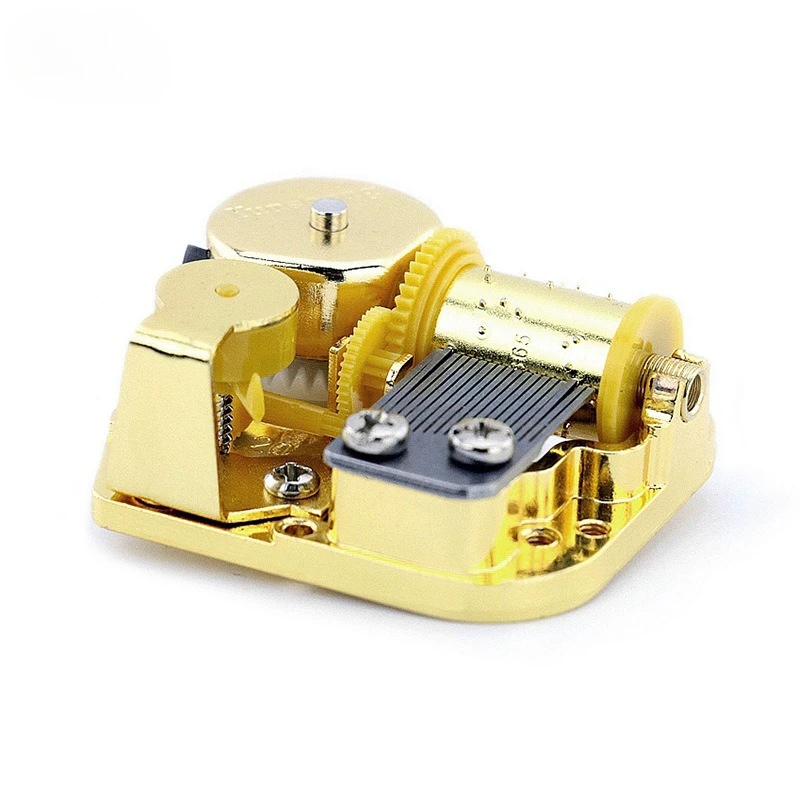 Yunsheng Gold Plated Music Box Movement High-end Alloy Clockwork DIY Accessories Spirited Away Amazing Grace Musical Box
