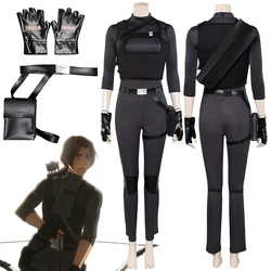 Lara Cosplay Fantasy Battle Suits Gloves Clothing 2024 TV Cartoon Raider Of Tomb Costume Disguise Adult Women Fantasia Outfits