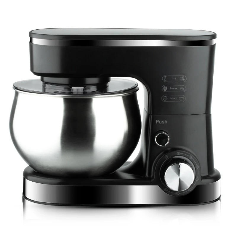 

European Cooking Machine Household 5L Automatic Stainless Steel Bowl Mixing Machine Egg Beater Mixer Egg Beater