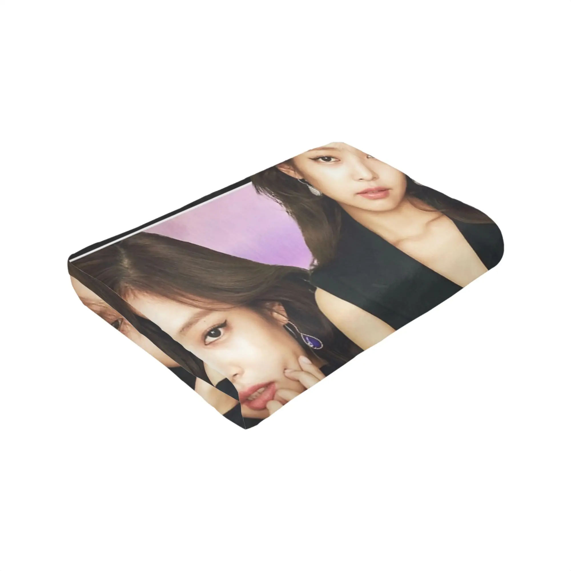 بطانيات جيني كيم المصنوعة من الصوف لجميع المواسم متعددة الوظائف ودافئة للغاية لحاف غرفة نوم الأريكة #4