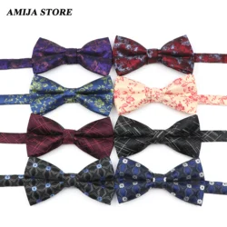 Papillon alla moda modello geometrico papillon in poliestere nuovo Design farfalla festa di nozze Bowknot accessori per l'abbigliamento quotidiano all'ingrosso