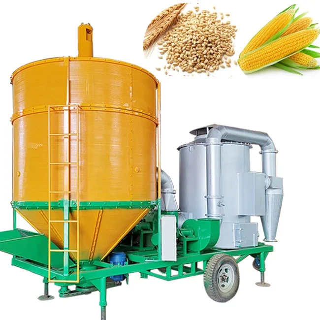 Grain Maize Dryer Corn Drying Machine In Philippines Motor New Product Provided Carbon Steel Mobile Rice Dryer Machine For Farms