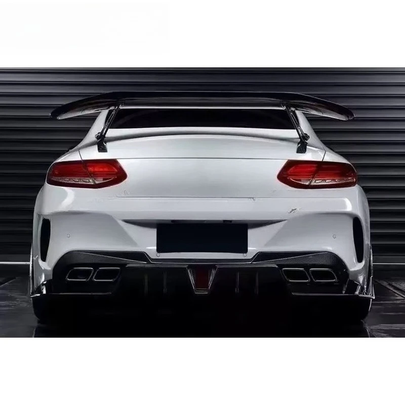 High Quality Carbon Fiber Rear Spoiler for C-Class W205 C63 2015-2021 Car Auto Parts Accessories Car Bumpers