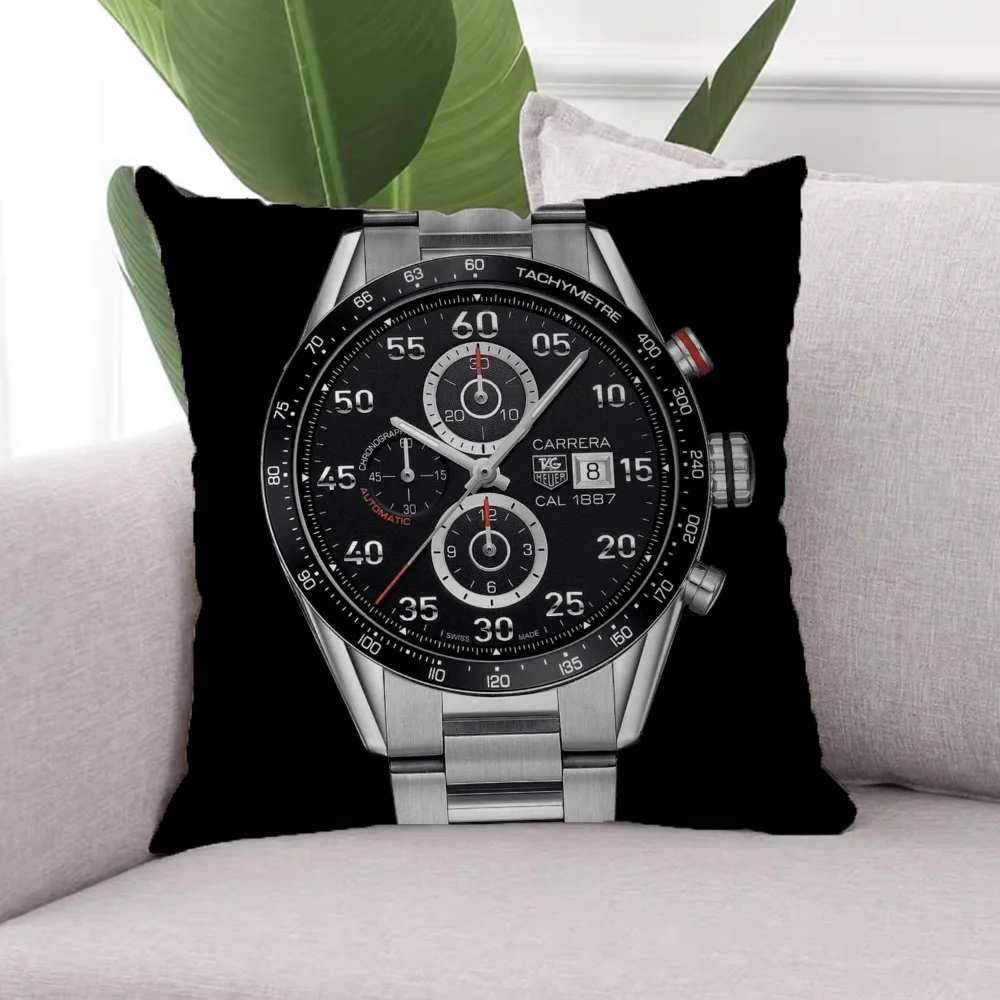 T-TAG Heuer 45x45 Cushion Cover for Living Room Cushions Pillow Cases 45x45 Covers for Bed Pillows Decorative Pillowcase 40x40