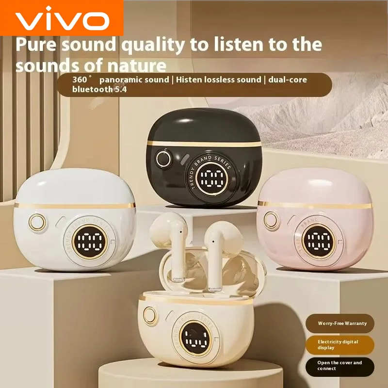 VIVO True Wireless In-Ear Headphones Balanced Armature Sleek Design Comfortable Fit Premium Sound Gaming Earphones For Sport