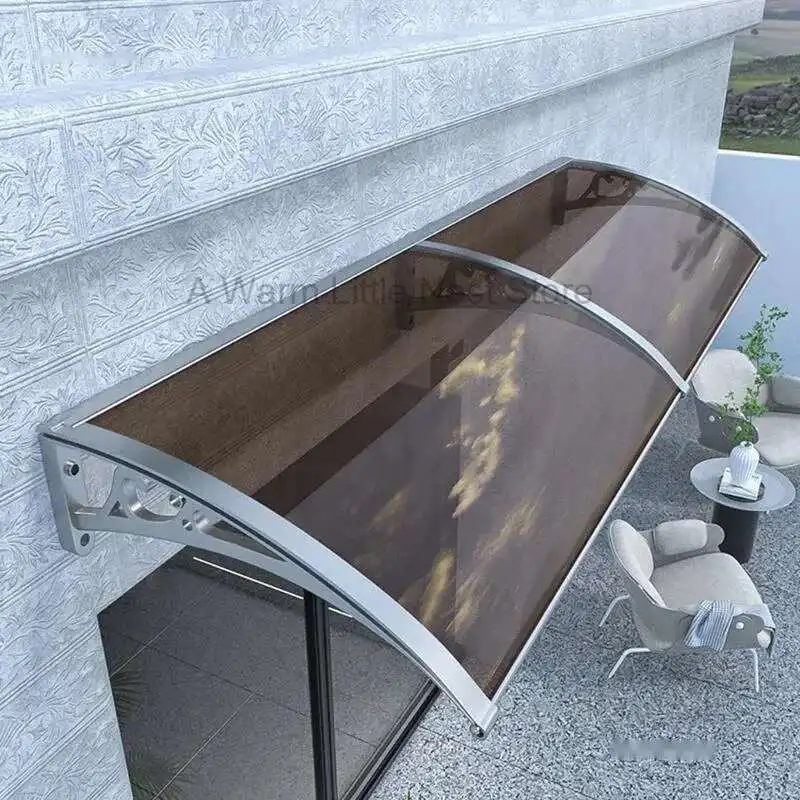 Modern Metal Awning for Electric Box Silent Outdoor Thickened Awnings Personalized Commercial Waterproof Awnings for Terrace