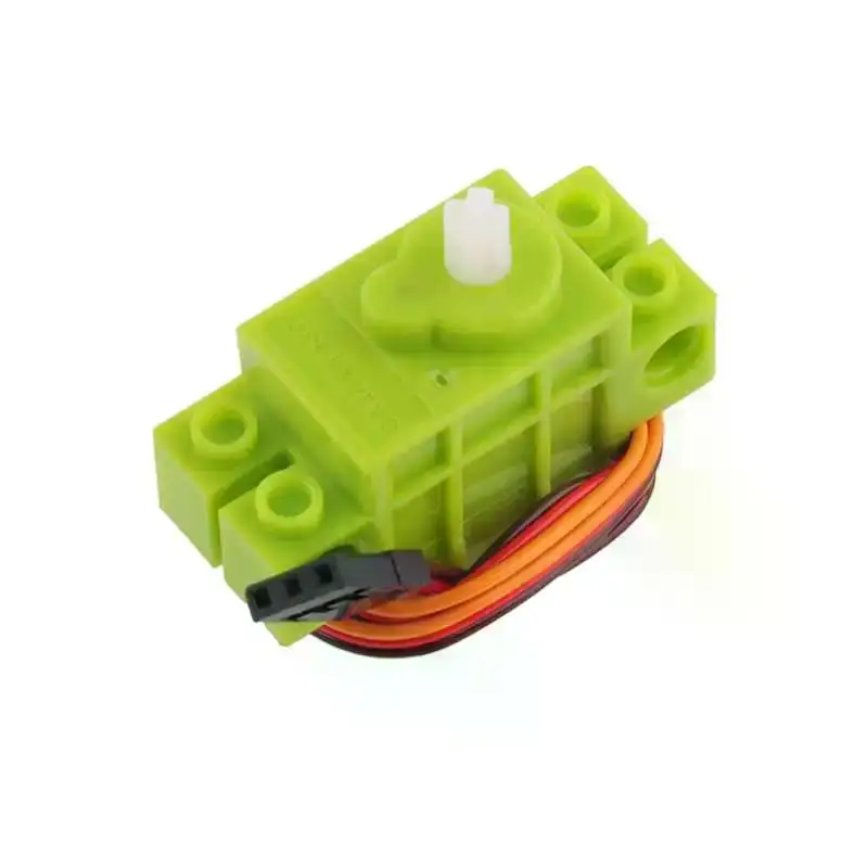 4pcs Geekservo 360° Continuous Rotation Servo Wheel Compatible with Building Blocks for Micro:bit/Robot/Smart Car Toys