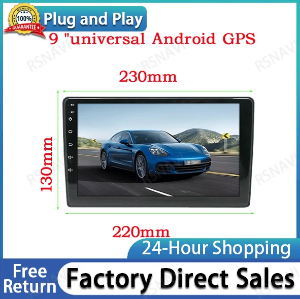 

Car Radio 2 din 9 inch Android Multimedia Player GPS WIFI Auto CarPlay For Toyota Volkswagen Hyundai Kia Nissan Honda Lada Ford