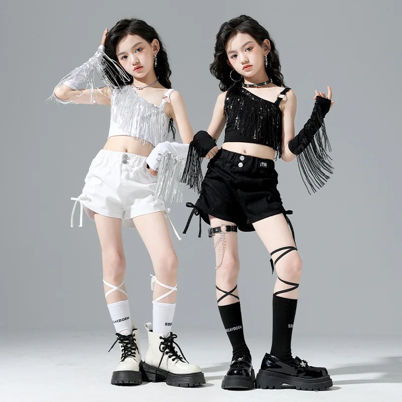 New Hip-hop Costumes, Jazz Dance Costumes, Trendy Models, Catwalk Sequins, Tassels.