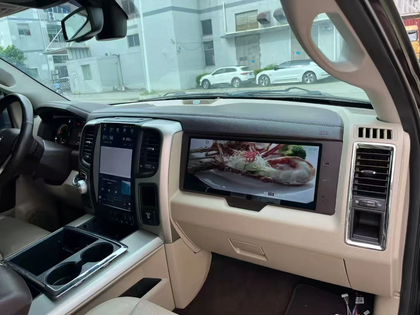 17 بوصة أندرويد 13.0 مساعد الطيار شاشة تعمل باللمس ل دودج رام 1500 2500 2014-2018 سيارة السيارات ستيريو لتحديد المواقع الترفيه مشغل وسائط متعددة