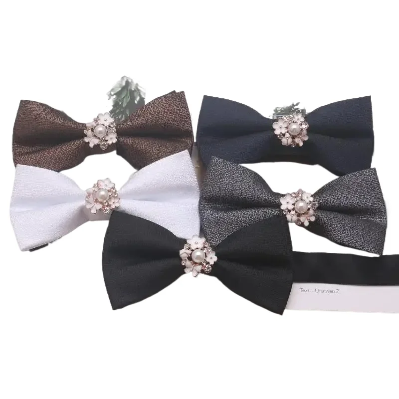 New groomsman chorus bow tie bow pocket towel French men's fashion match shirt