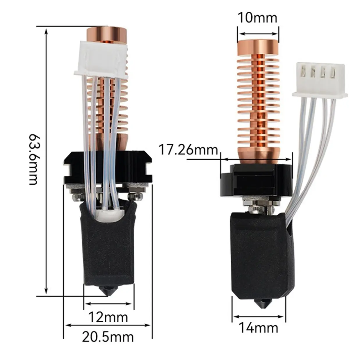 Nozzle Kit for AD5M for Adventurer 5M/5M Pro Head Integrated Quick-Release Hot End Extruder 3D Printers Parts
