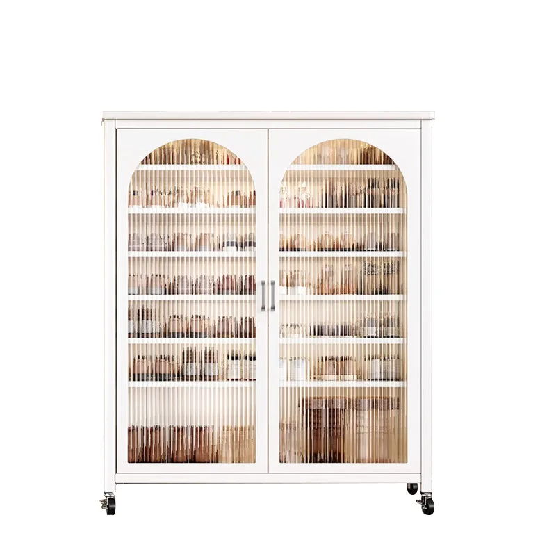 Steel shoe cabinet household entrance balcony shoe rack boots storage device mu