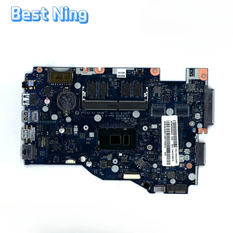 For Lenovo IdeaPad 110-14ISK Laptop Motherboard LA-D562P Mainboard with CPU I5-6200U UMA Tested Ok