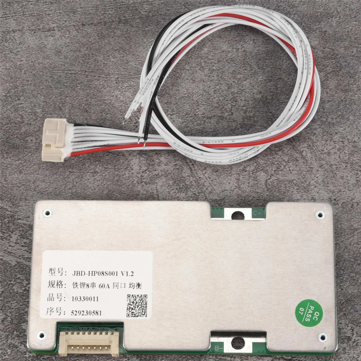 

8S 24V 60A BMS Li-Iron Lithium Battery Charger Protection Board with Power Battery Balance/Enhance PCB Protection Board