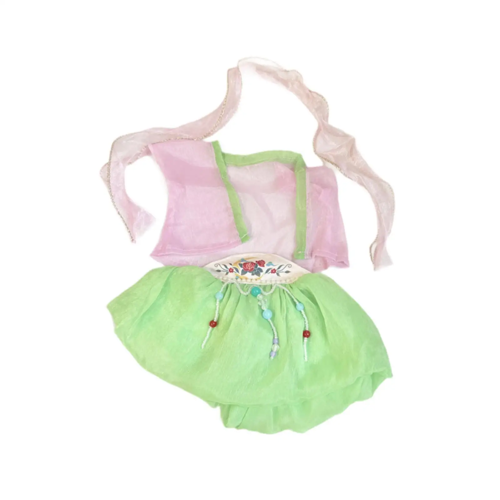 Collectible Plush Doll Clothes Traditional Outfit for 38cm Stuffed Animal Dress Up and Display