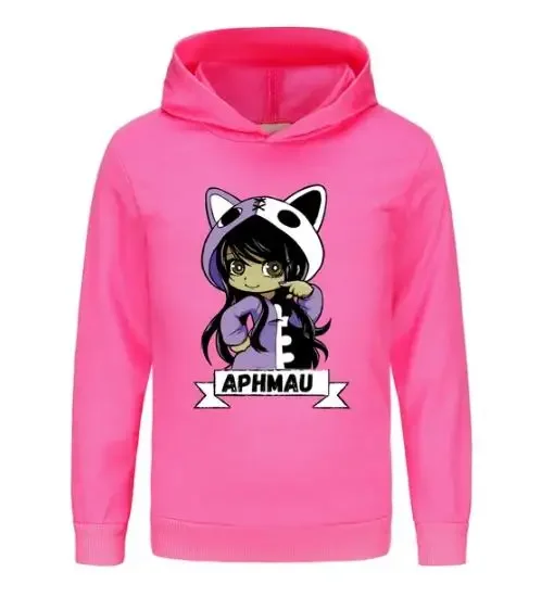 Boys Hooded Sweatshirts 2024 Anime APHMAU Hoodie Kids Cartoon Pullover Hoodies Children Long Sleeve Coats Baby Girls Outerwear