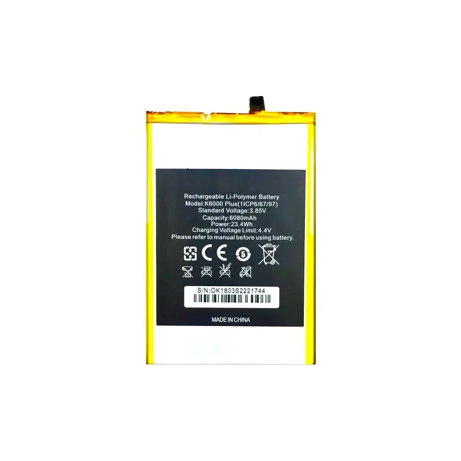 Batería K6000 PLUS para teléfono móvil Oukitel Plus