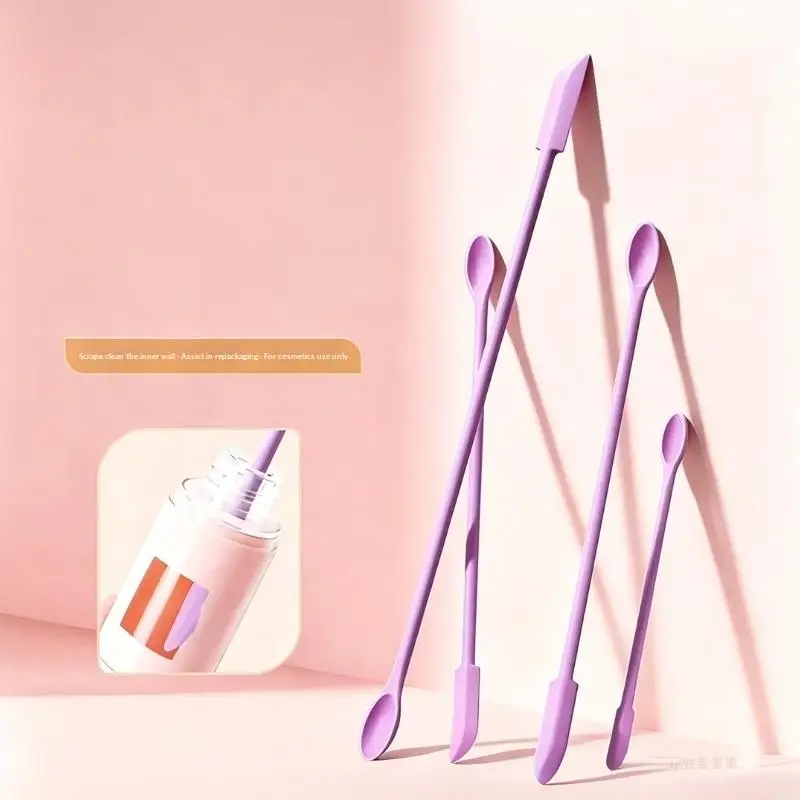 3Pcs/Set Silicone Empty Bottle Scraper Foundation Scraper, Tiny Lotion Jar Scraper To Get Last Of Makup