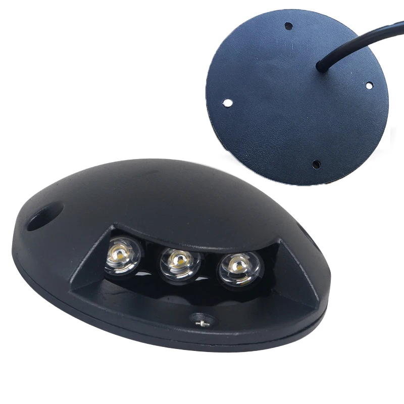 Imagem -02 - Lâmpadas Led de Paisagem para Exterior Refletor Led Dimmable Deck de Piso Degraus de Escada Quintal Jardim 2w 3w 4w ac 85265v 12v Ip65