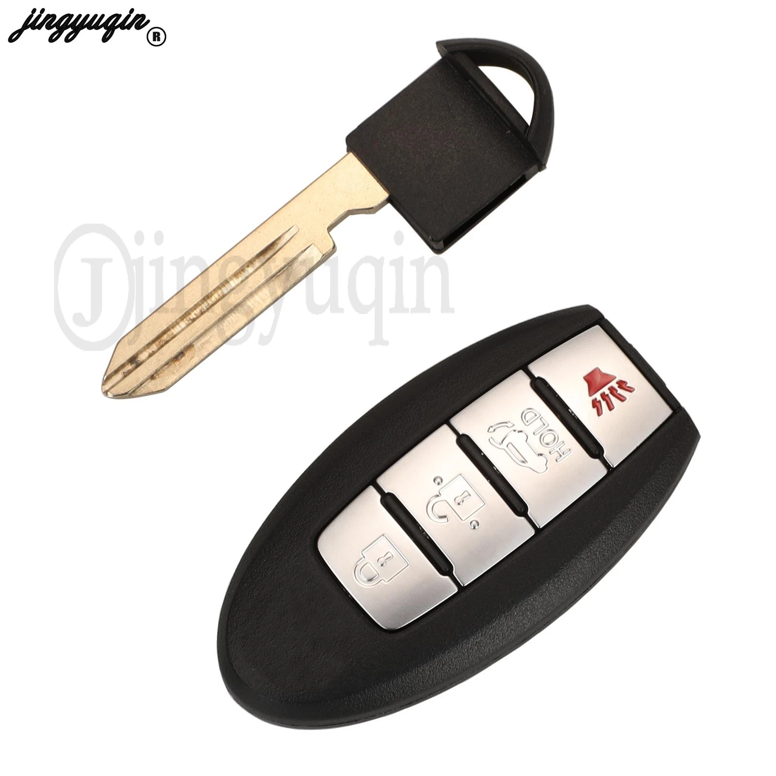 jingyuqin KR5S180144106 Remote Car Key 434MHz 4A Chip For Nissan Teana ROGUE X-TRAIL 2016 Fob 4 Buttons IC:7812D-S180106