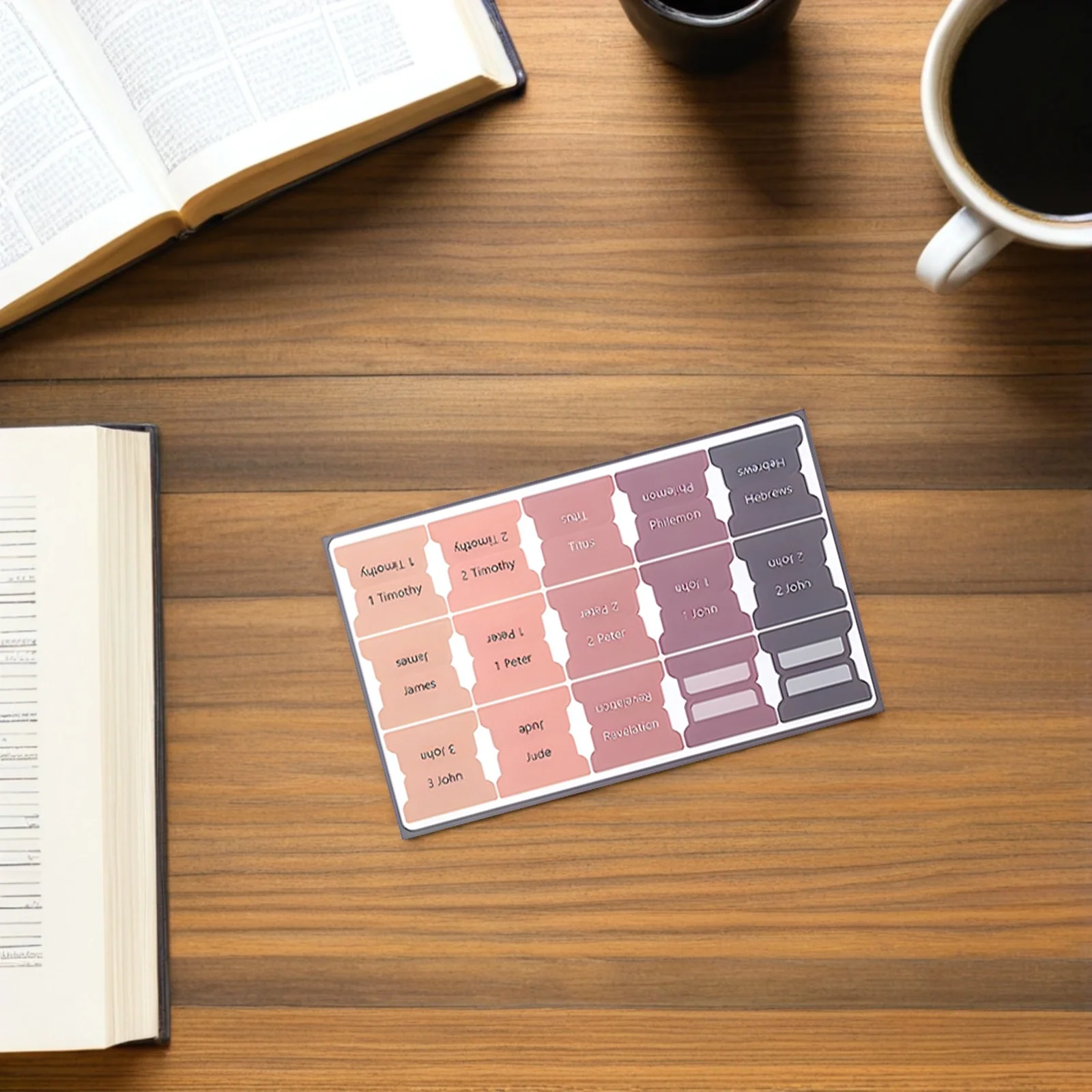 

5pcs 5 Pack Bible Tabs Devotionals for Women Pink Feminine Products Book Accessories