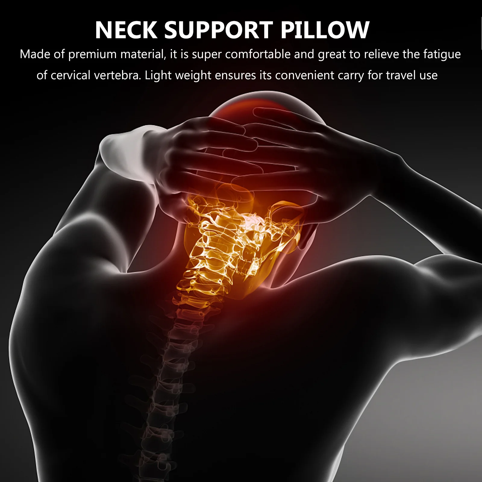 

1Pcs U Shaped Neck Support Cushion Travel Pillow Relief Fatigue Comfortable Nap Pillow for Office Neck Cushion