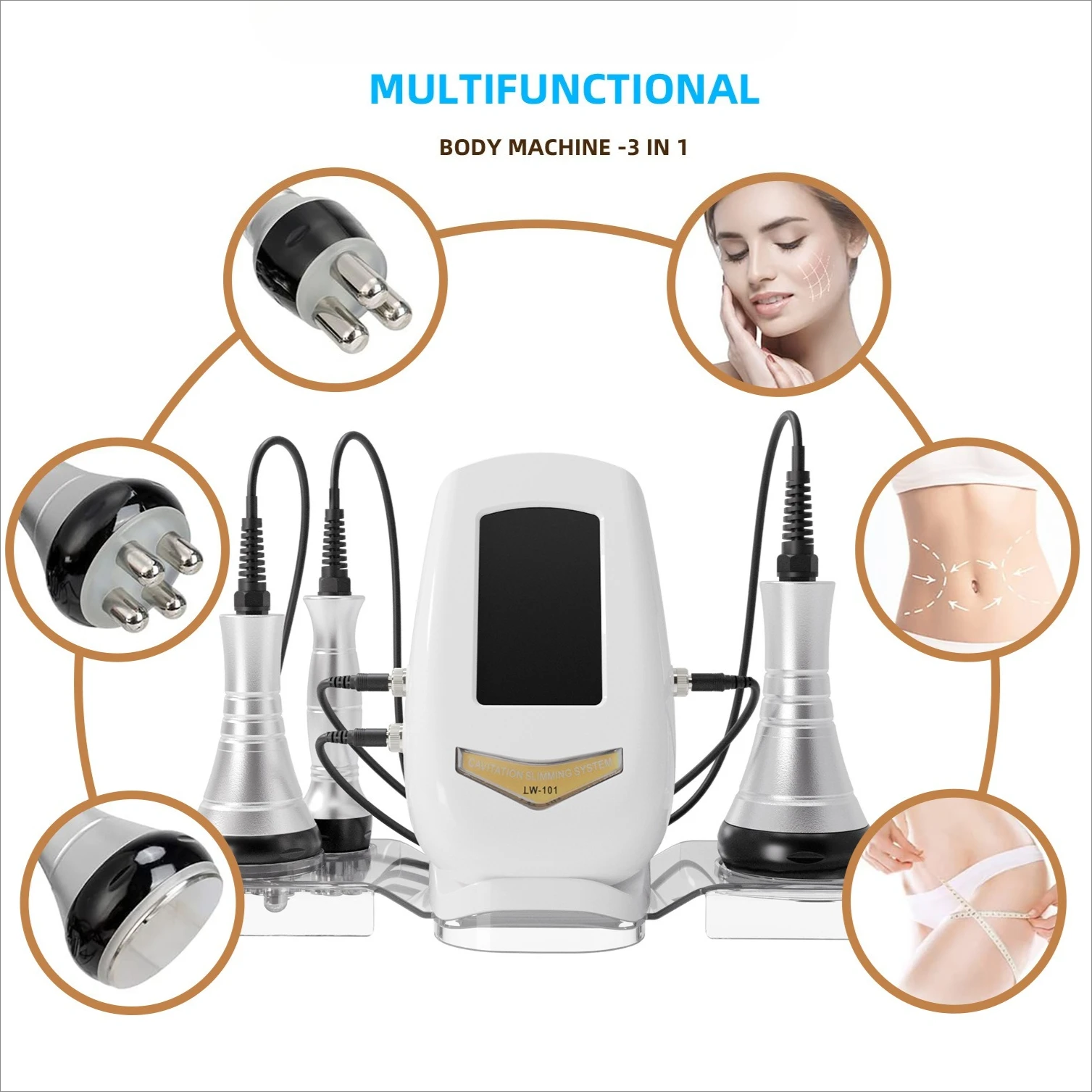 

Новая популярная ультразвуковая кавитационная машина 40K для тела и лица с радиочастотным массажем, для похудения, коррекции фигуры и сжигания жира