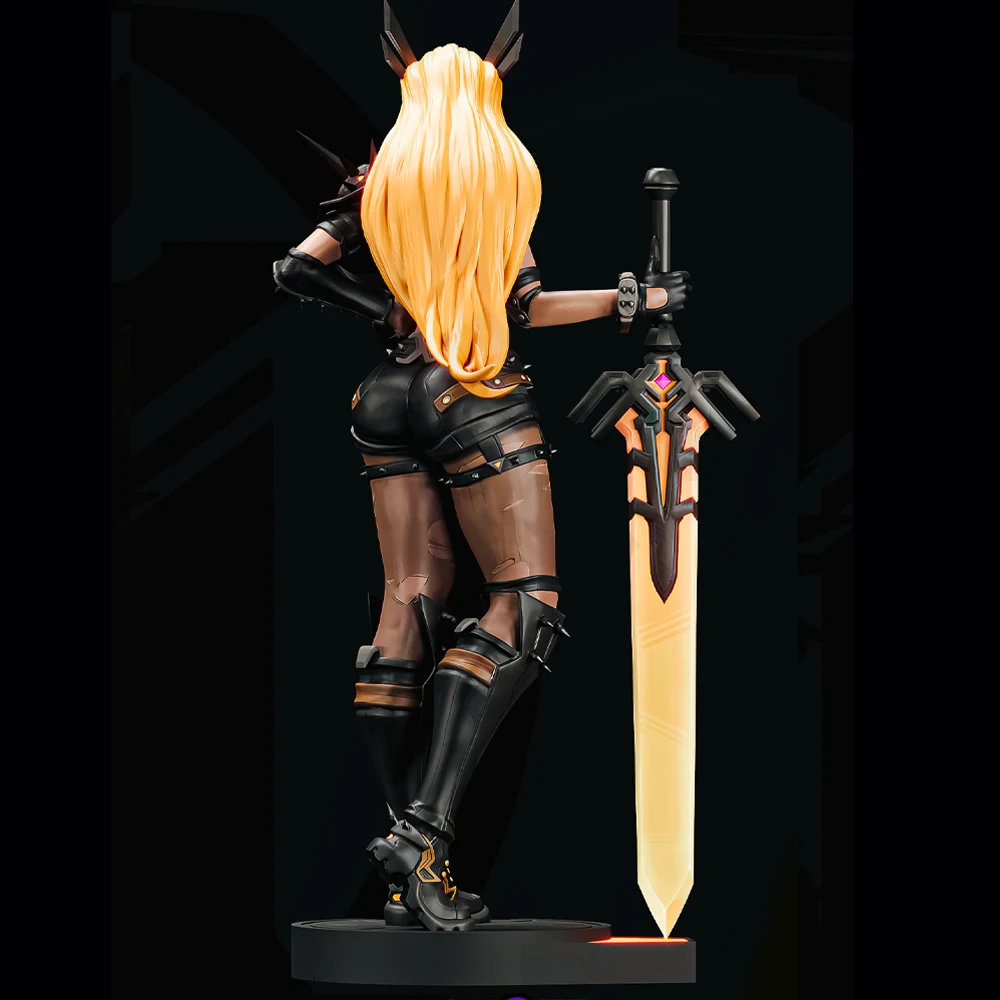 Sorcière magique Sexy NSFW, Kit de modèle imprimé en 3D, figurine en résine non assemblée, jouet Miniature, Statue de réduction, Effigy non peint, 1/24