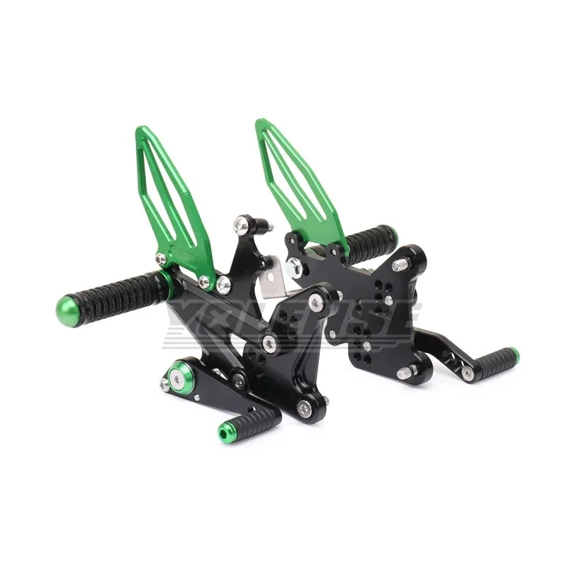 For KAWASAKI NINJA ZX-4R ZX-4RR ZX4R ZX4RR ZX25R Motorcycle Adjustable Raise Move Back Footrests Rearset Rear Footpeg Foot Rests