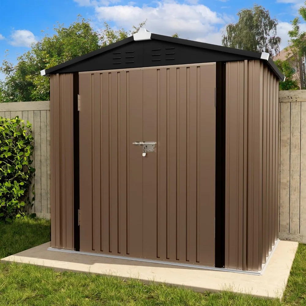 Outdoor Storage Shed, Outdoors Storages Sheds 4x6 FT, Outdoor Storage Shed