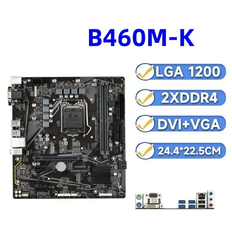 parts-for-asus-b460m-k-desktop-computer-main-board-lga1200-dual-channel-ddr4-support-10th-generation