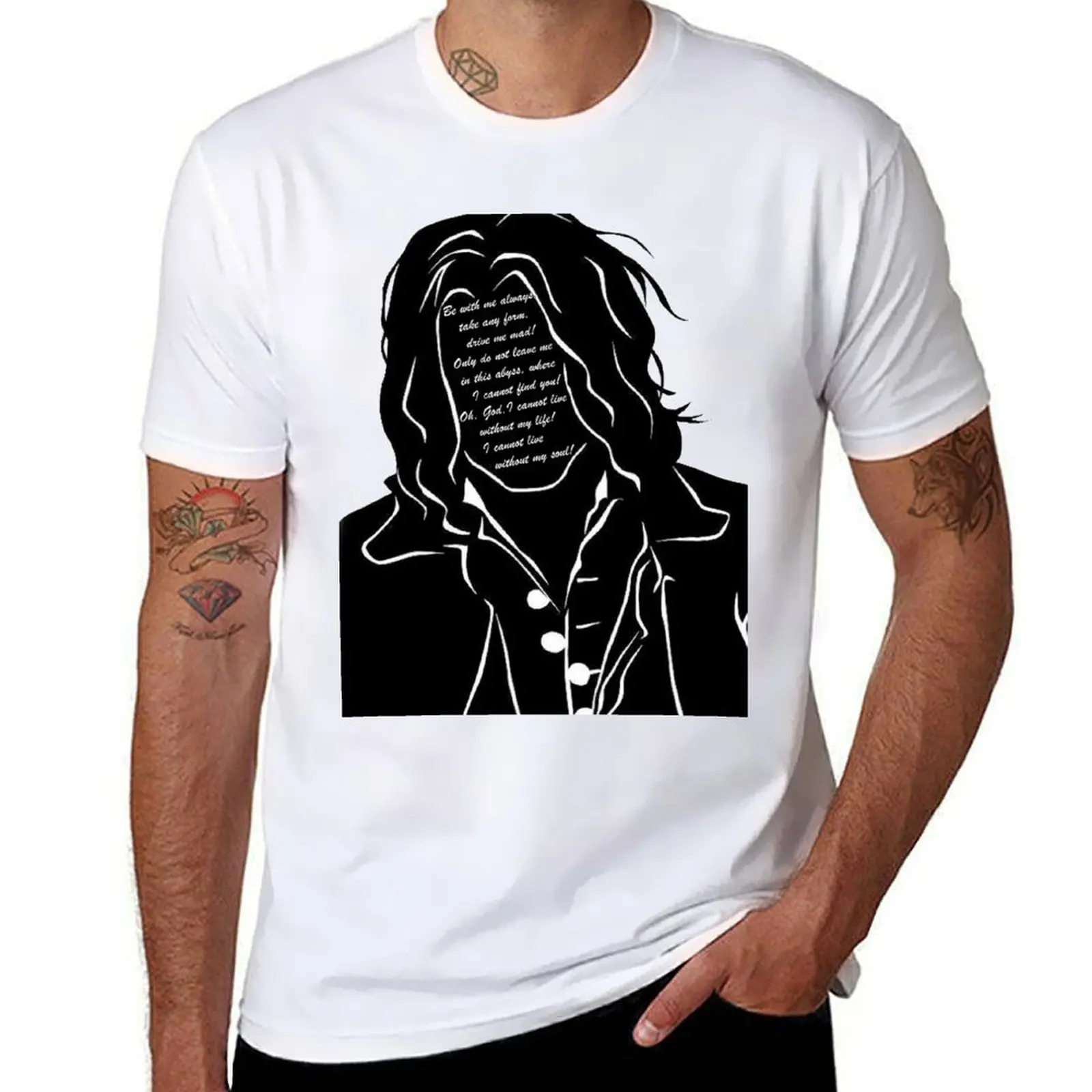 

Heathcliff -Wuthering Heights T-Shirt t shirt personalised t shirts for man cotton T-Shirt