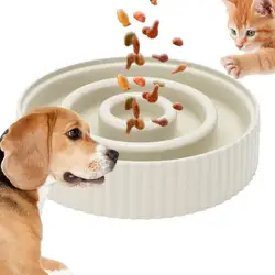 Slow Eating Dog Bowl Bloat Stop Non-slip Puzzle Bowl Food Eating Pet Slow Food Bowls For Cat And Dog Of All Sizes Slow Feeders