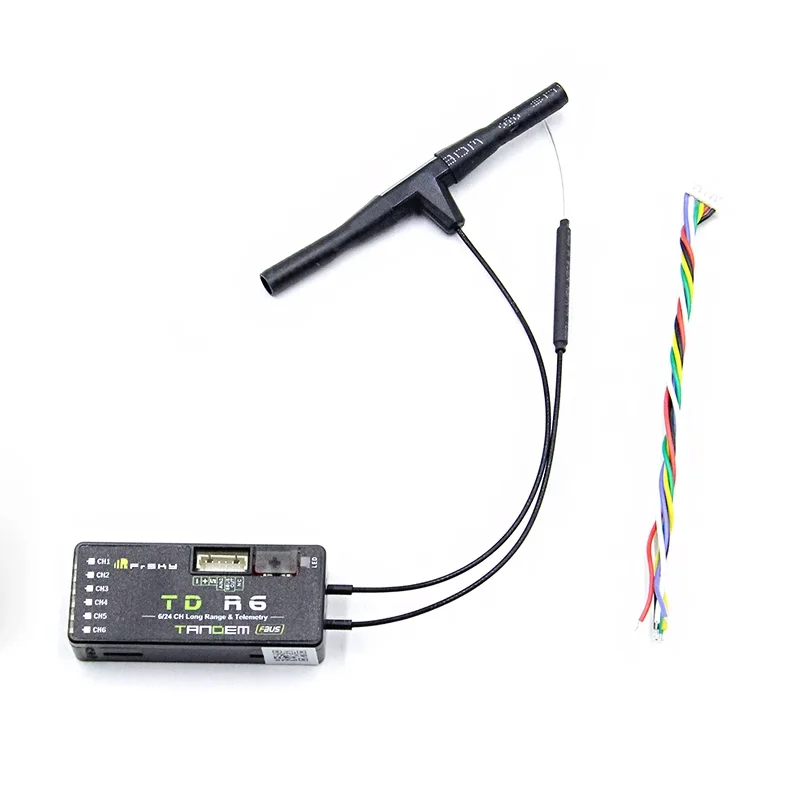 جهاز استقبال FrSky TD R6 2.4G/900MHz ثنائي التردد 6CH PWM قناة ثابتة الجناح FPV مع جهاز تحكم عن بعد Tandem ووحدة TD RF #5