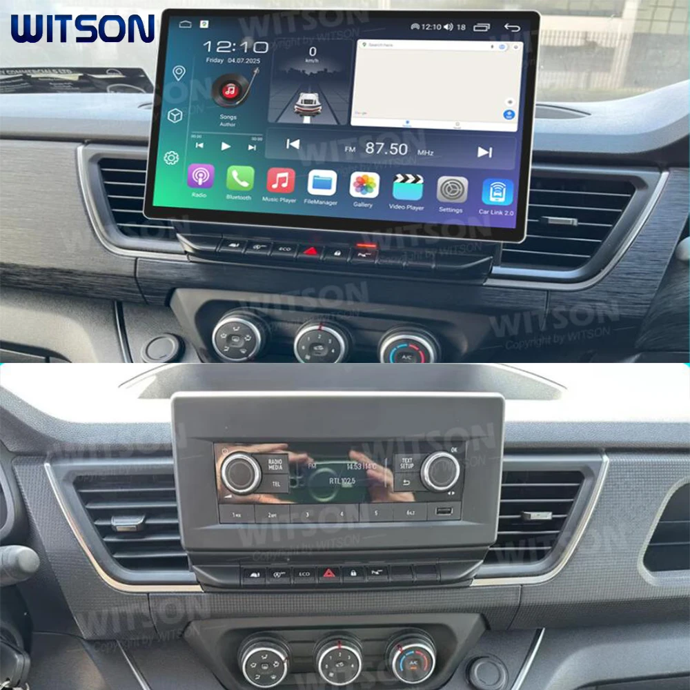 

12.5" Android Car Multimedia For Renault Trafic Nissan Primastar 2019- 2025 Audio Radio Autoradio Stereo GPS Bluetooth CarPlay