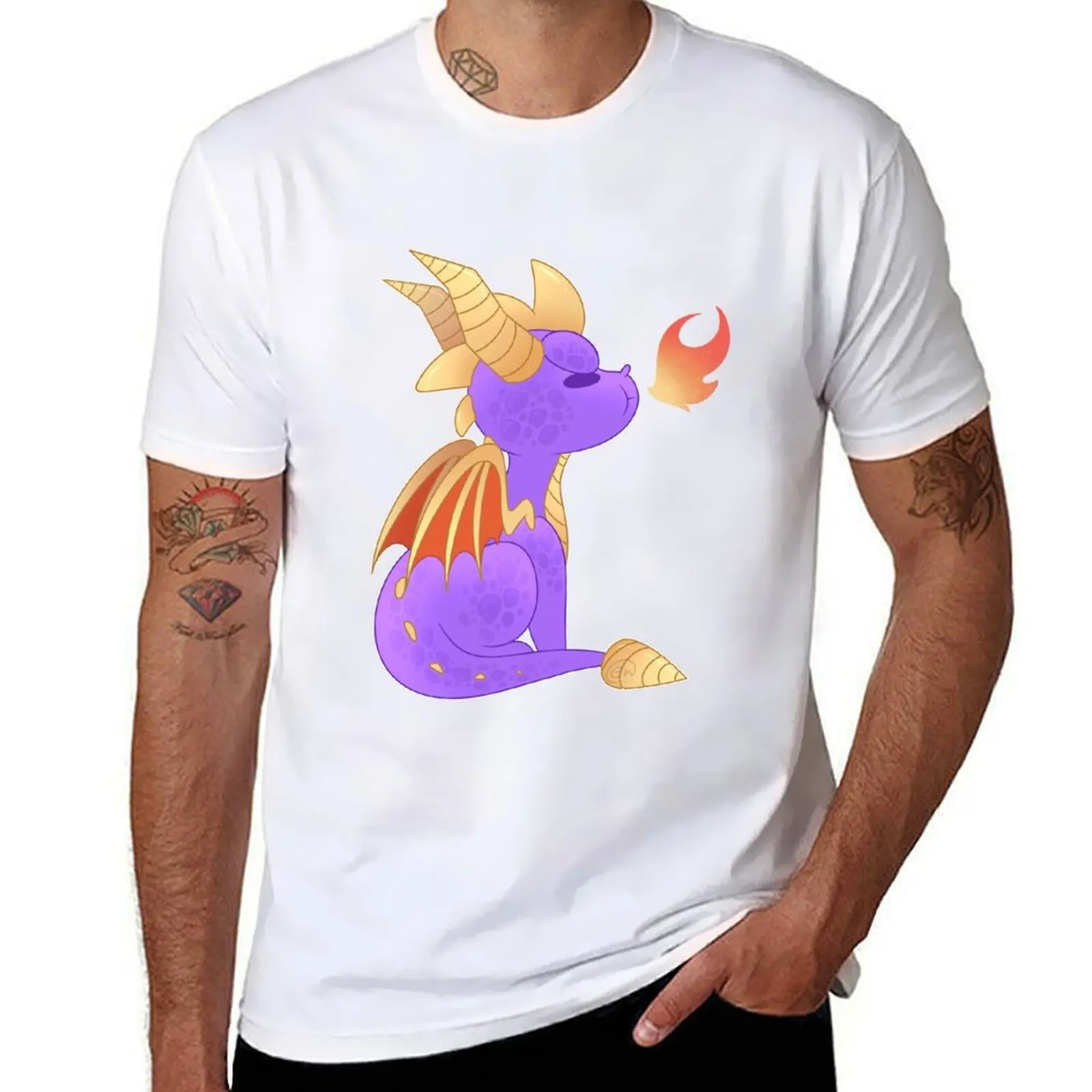 

Spyro The Dragon T-Shirt t shirts for man cotton funny cotton t shirt pack t shirt man designer T-shirt