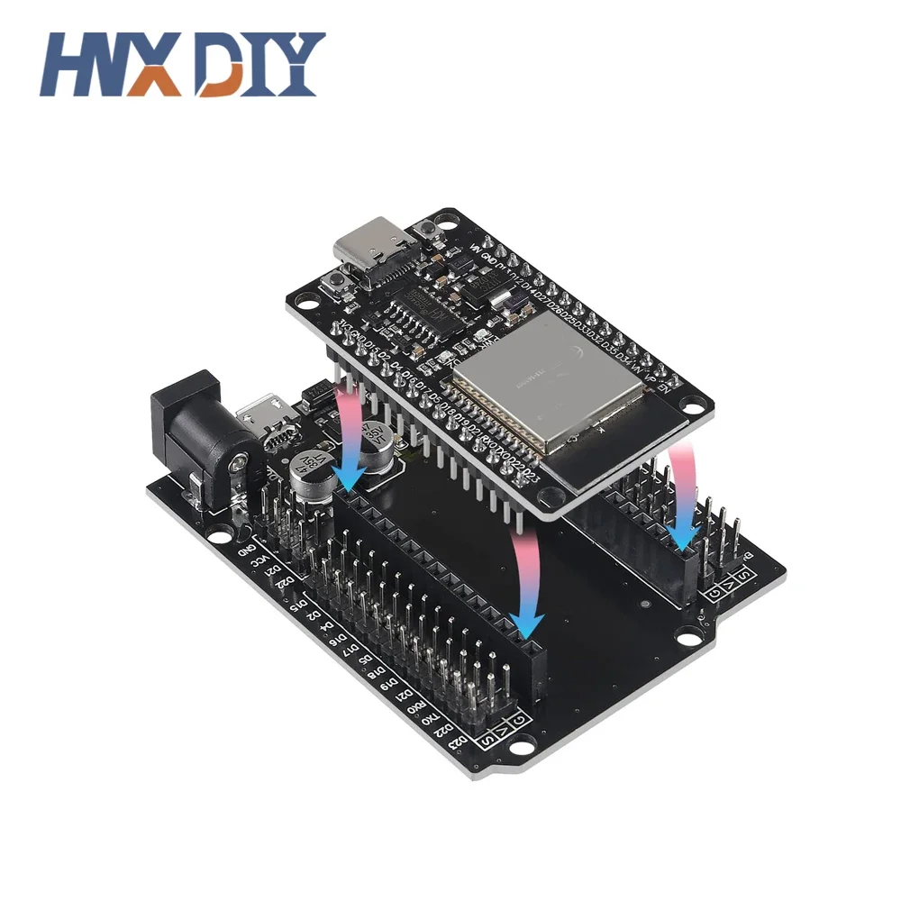 1-5sets ESP32 Development Board Wireless WiFi Bluetooth module Ultra-Low Power Consumption Dual Core 30Pin ESP32-WROOM-32S 32D