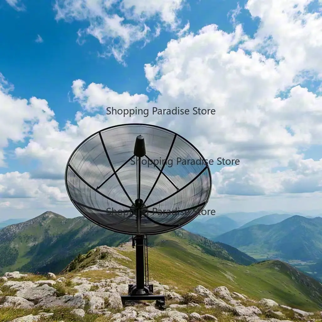 C Band Heavy Duty Aluminum Mesh Dish Antenna Wind Resistant Satellite Receiver for Outdoor Home TV Use - view 4