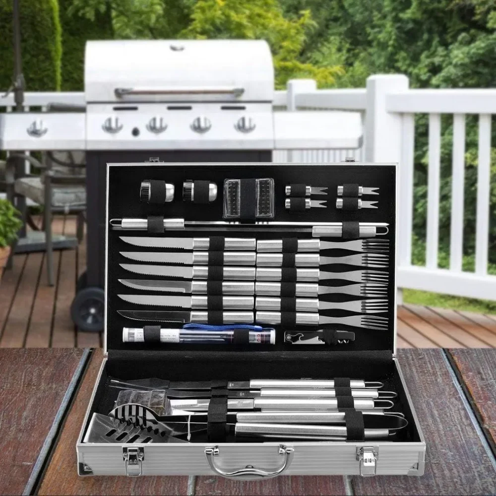 

30 Piece BBQ Set with Aluminum Case