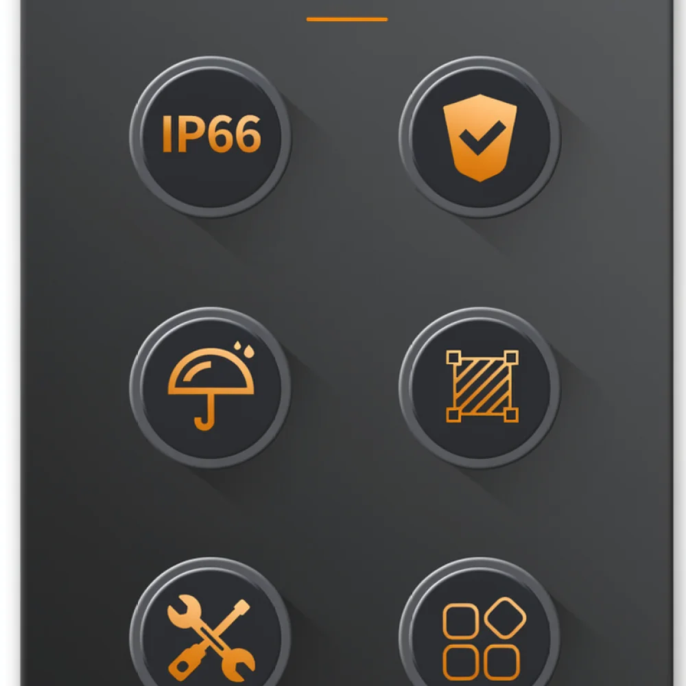 Outdoor Rainproof Doorbell Switch For Height MP14 Waterproof Button Surface Mount Access Entry Hardware Home Protection