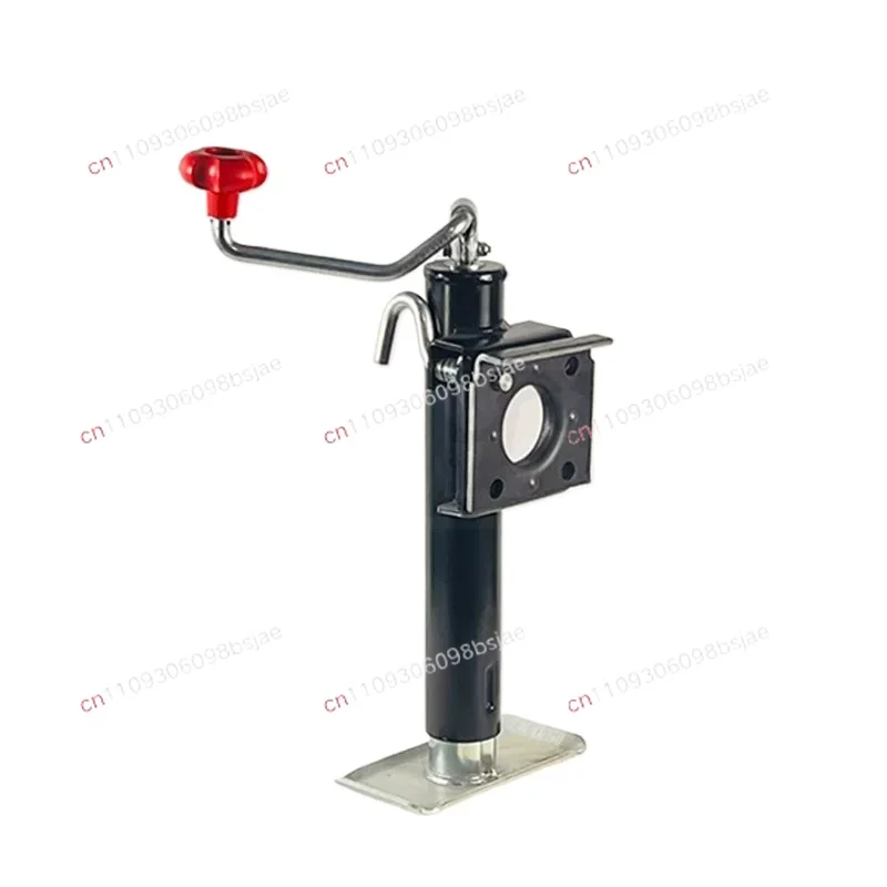 10-Inch 15-Inch Hand-cranked RV Jack Trailer Mechanical Support Legs Flanged Rotary Plate Trailer Outlet Legs 2000 lbs