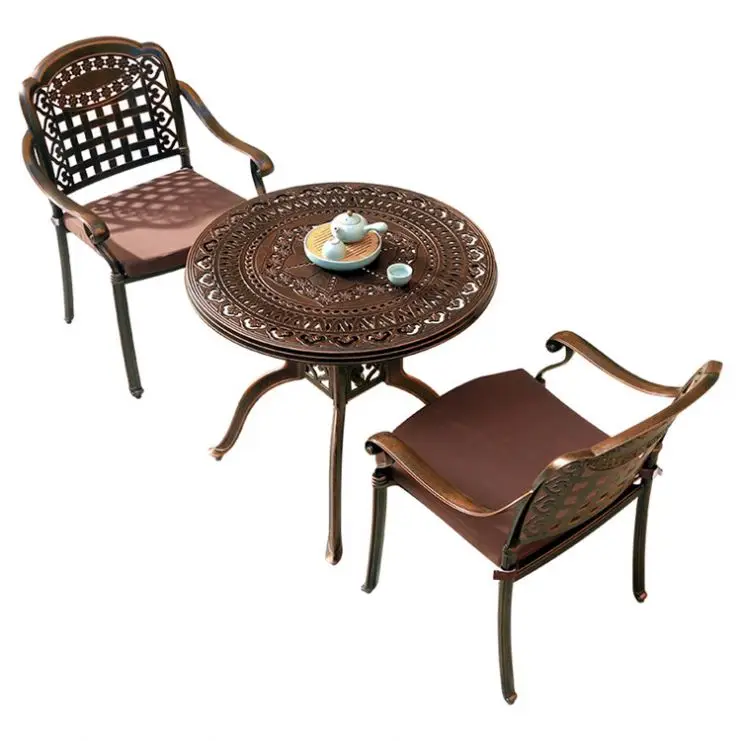 

Высококачественный комплект садовой мебели из ротанга, комплект садовой мебели из литого алюминия и ротанга для ресторанов на открытом воздухе.