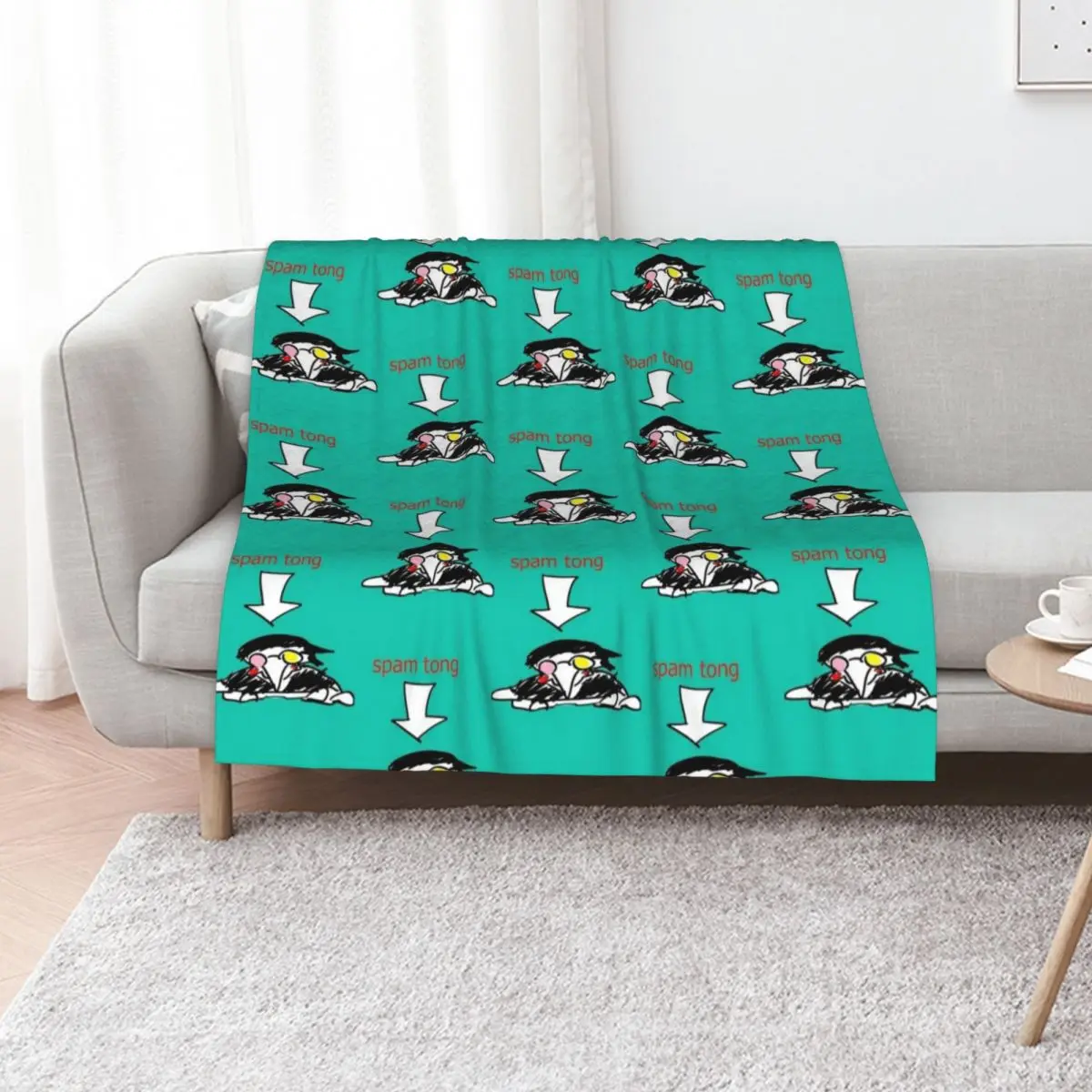 Deltarune Spamton Throw Blanket Winter beds Decorative Sofa Custom Softest Picnic Thin Blankets