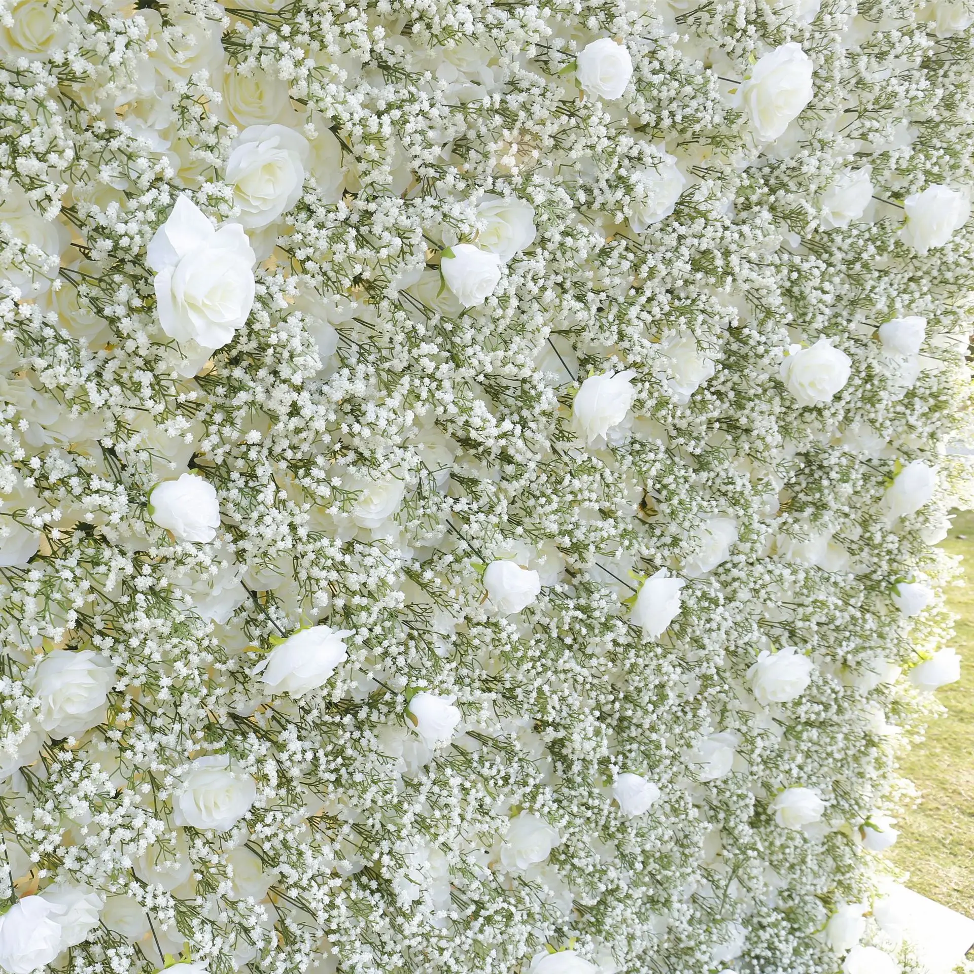 

# Wedding Event Flower Artificial Flower Wall Garden Background